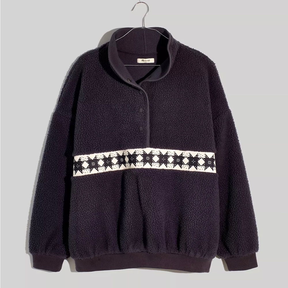 Madewell Resourced Sherpa Pullover